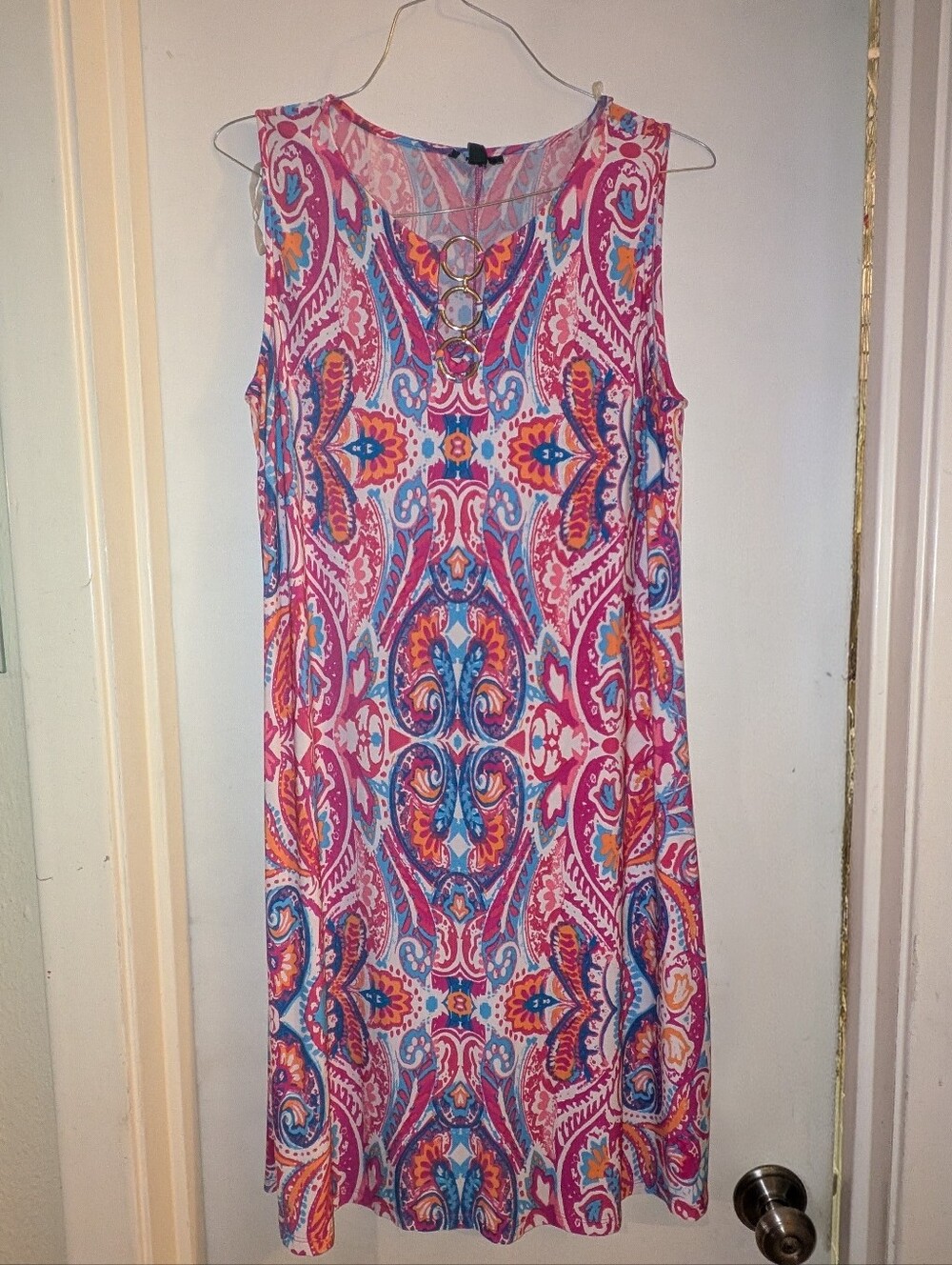 Paisley Sleeveless Dress